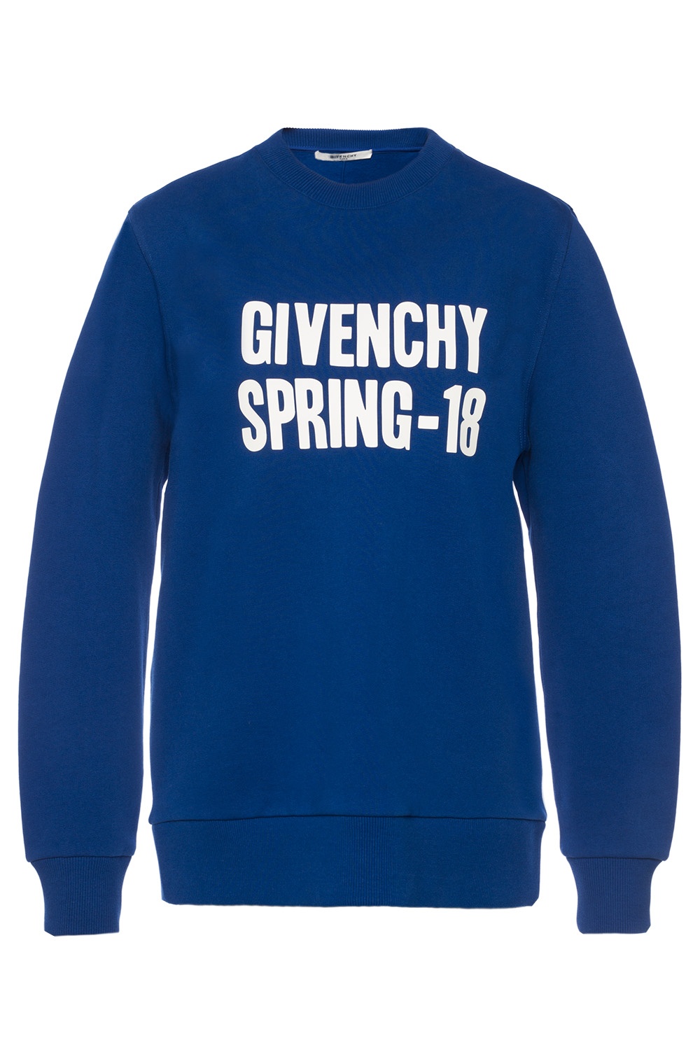 Blue Logo printed sweatshirt Givenchy Vitkac GB